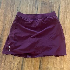 RLX Ralph Lauren Maroon Skort